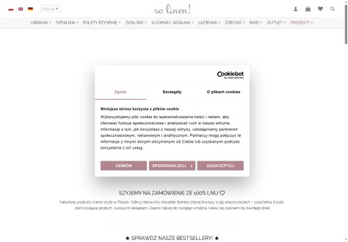 So linen! Monika Różańska Nina Wojciechowska s.c.